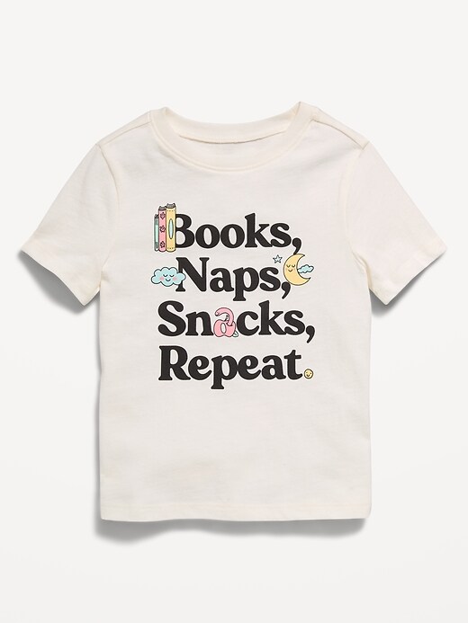 Image number 1 showing, Short-Sleeve Graphic T-Shirt for Toddler Girls