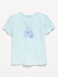 Image number 1 showing, Short-Sleeve Graphic T-Shirt for Girls