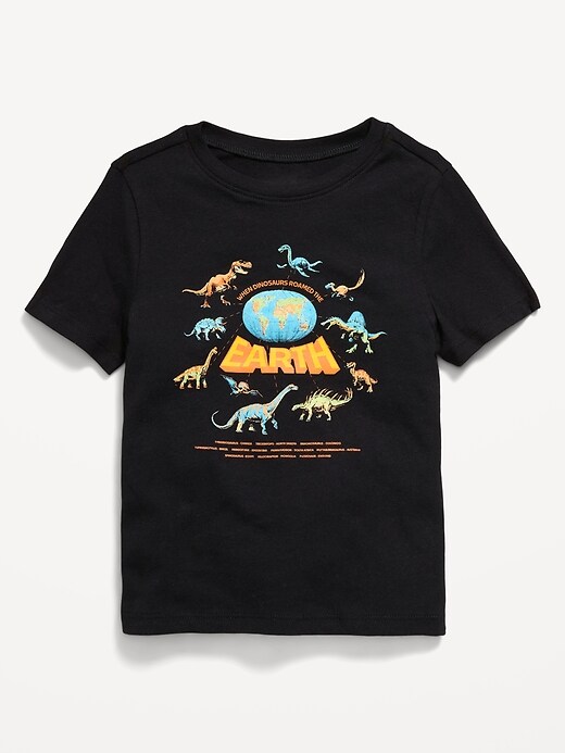 Image number 1 showing, Short-Sleeve Unisex Graphic T-Shirt for Toddler
