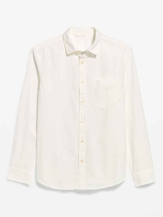 Image number 1 showing, Long-Sleeve Relaxed Pocket Shirt