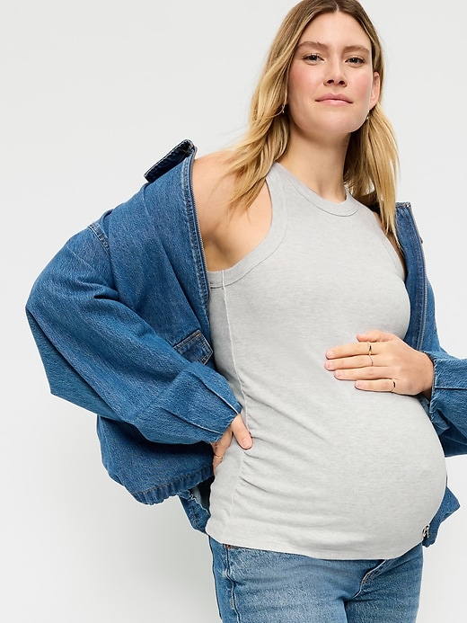 Image number 3 showing, Maternity High-Neck Tank Top