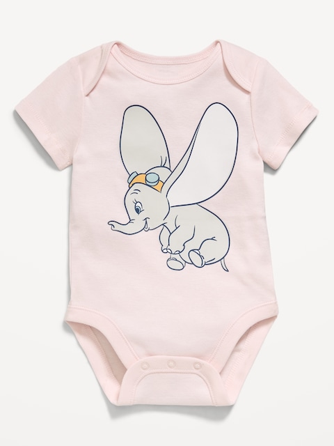 Disney© Dumbo Short-Sleeve Graphic Bodysuit for Baby