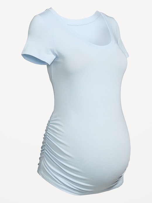 Image number 1 showing, Maternity Scoop-Neck T-Shirt