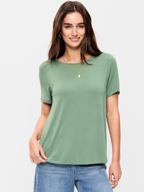 Luxe Crew-Neck T-Shirt