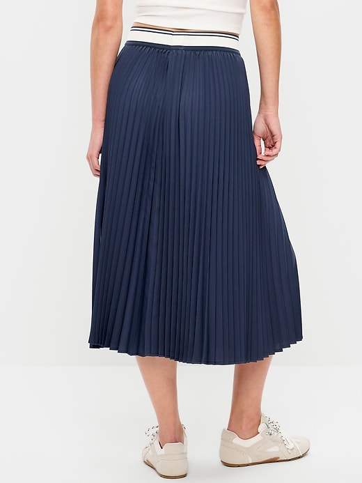 Image number 2 showing, StretchTech Pleated Midi Skirt