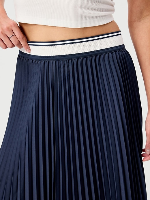 Image number 3 showing, StretchTech Pleated Midi Skirt