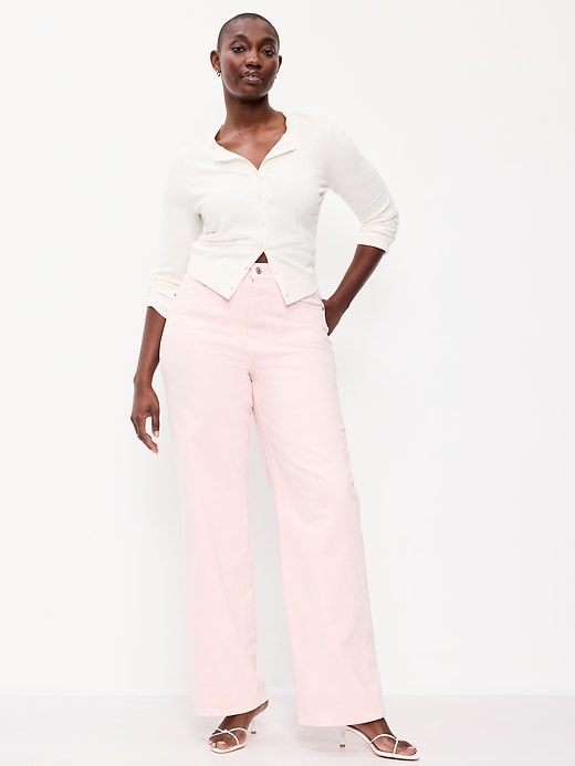 Image number 6 showing, Extra High-Waisted Wide-Leg Jeans