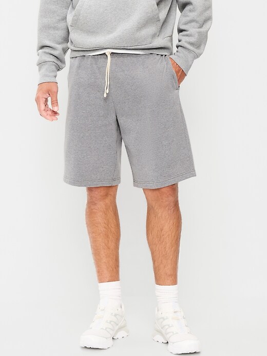 Image number 1 showing, Rotation Baggy Fleece Shorts -- 10-inch inseam