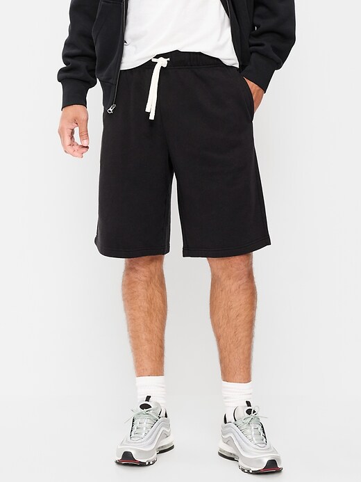 Image number 1 showing, Rotation Baggy Fleece Shorts -- 10-inch inseam