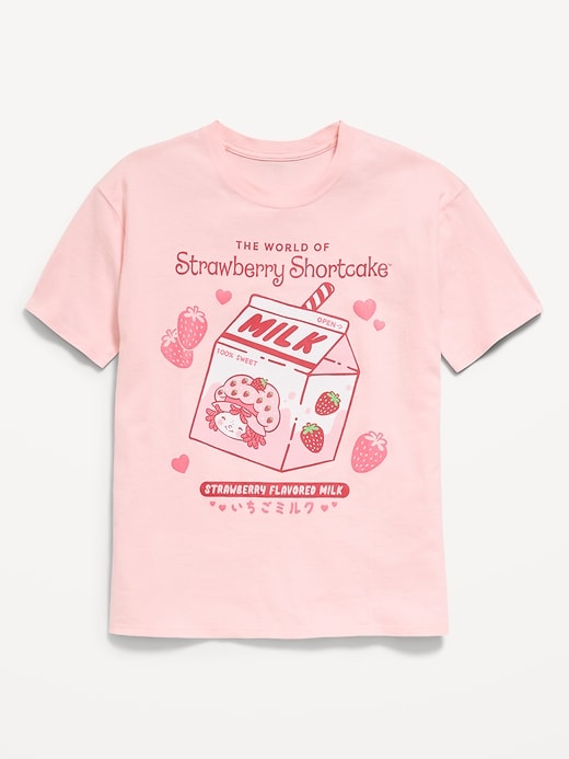Image number 2 showing, Strawberry Shortcake™ Oversized Graphic T-Shirt for Girls