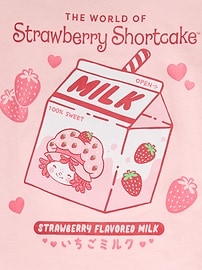 Image number 4 showing, Strawberry Shortcake™ Oversized Graphic T-Shirt for Girls