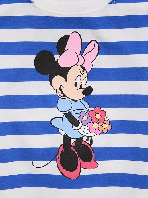 Image number 3 showing, Disney© Minnie Mouse Oversized Graphic T-Shirt for Toddler Girls