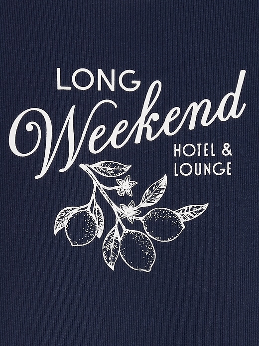 Image number 2 showing, Snug Ribbed Crop T-Shirt