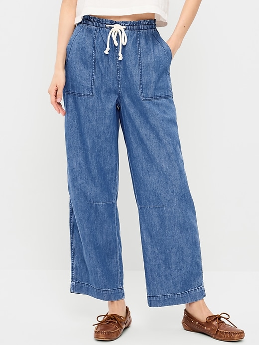 Image number 2 showing, High-Waisted Utility Ankle Pants