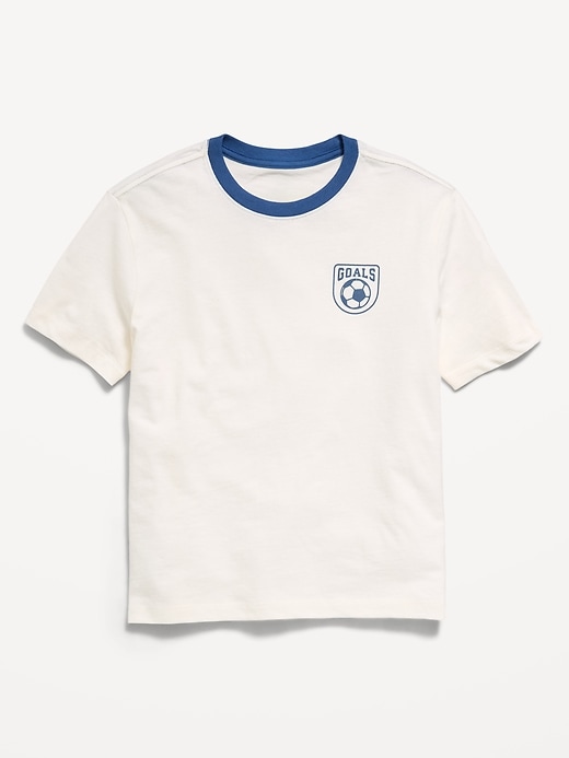 Image number 1 showing, Softest Short-Sleeve Graphic T-Shirt for Boys