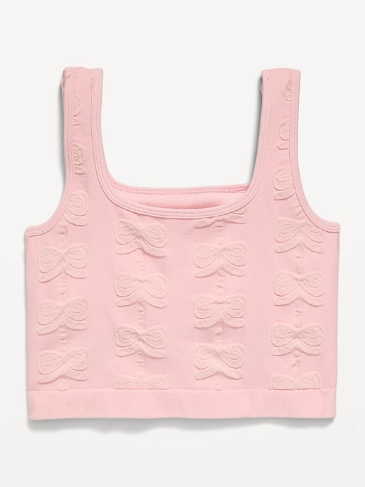 L'image numéro 4 présente Soutien-gorge long sans coutures à boucle pour fille