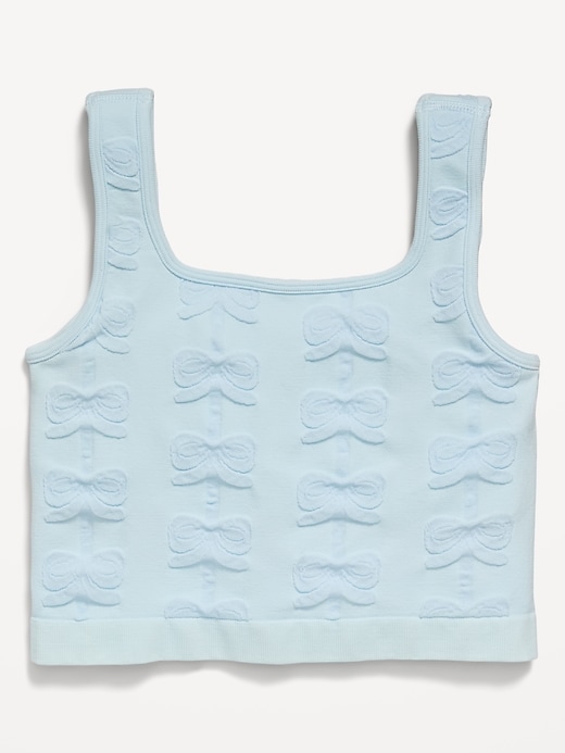 L'image numéro 3 présente Soutien-gorge long sans coutures à boucle pour fille