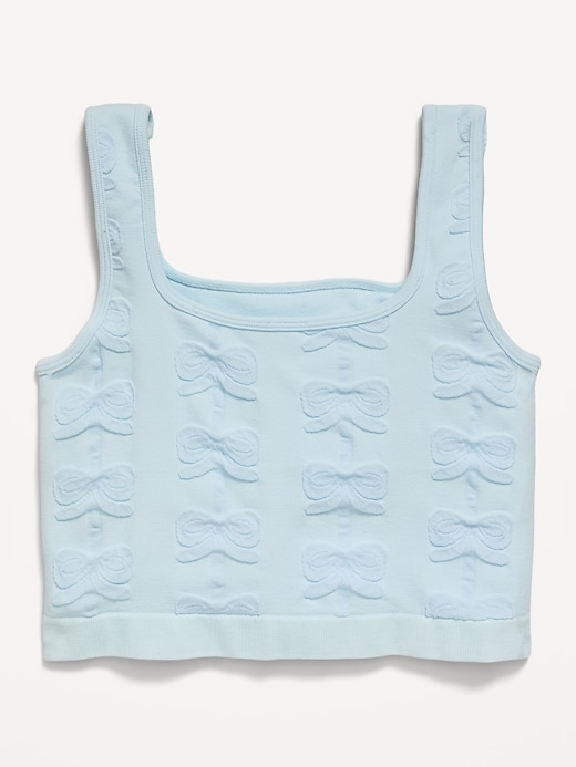 L'image numéro 4 présente Soutien-gorge long sans coutures à boucle pour fille