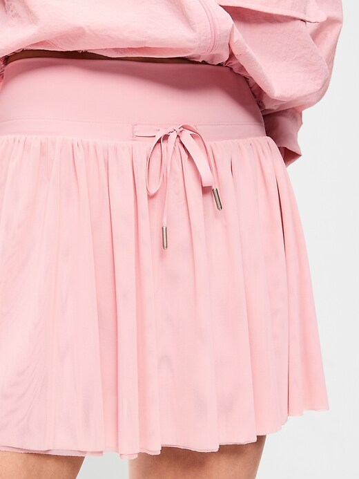 Image number 3 showing, High-Waisted Mesh Skort