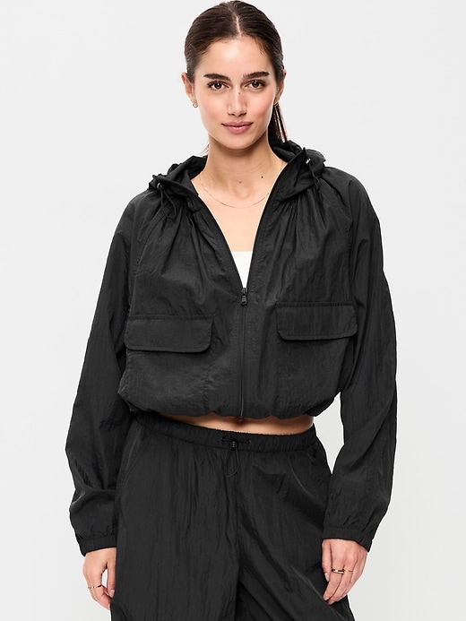 Image number 1 showing, Full-Zip Windbreaker