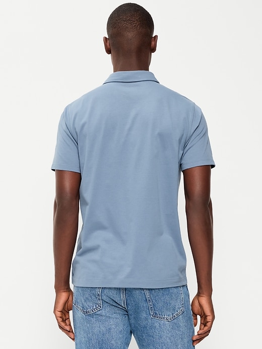 L'image numéro 2 présente Polo en jersey coupe classique