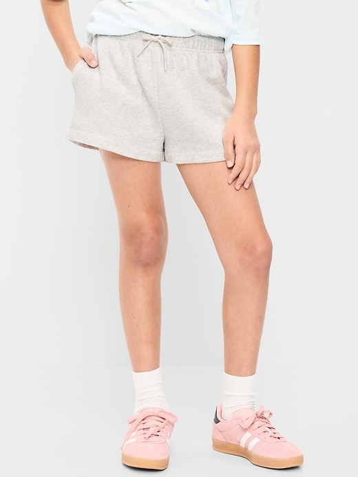 Image number 1 showing, High-Waisted Favorite Fleece Shorts for Girls