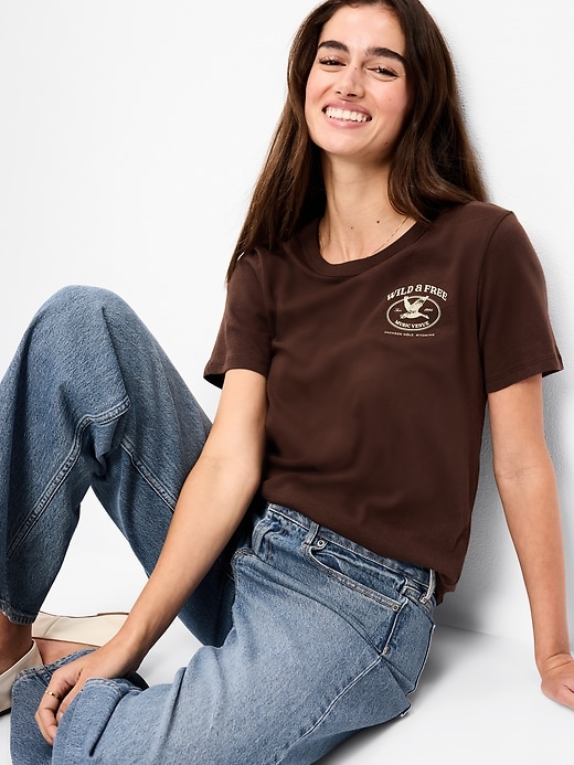 Image number 3 showing, EveryWear Crew-Neck Graphic T-Shirt