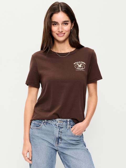 EveryWear Crew-Neck Graphic T-Shirt