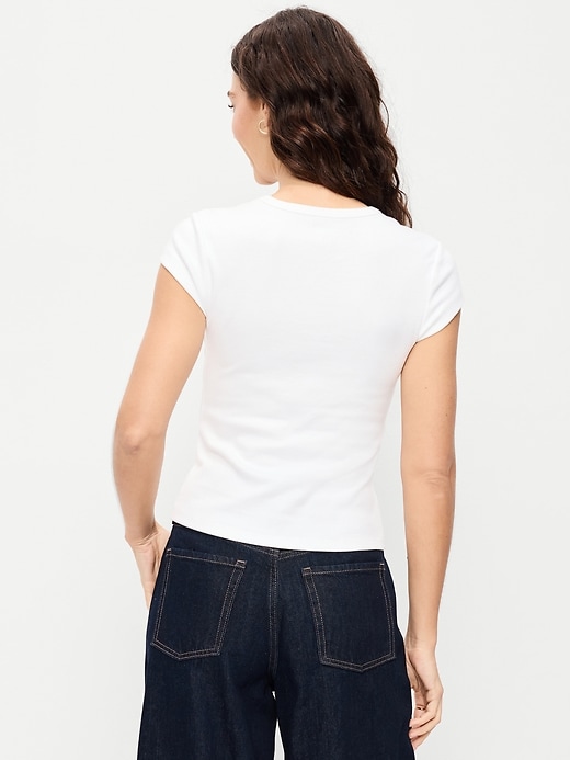 Image number 2 showing, Snug V-Neck T-Shirt