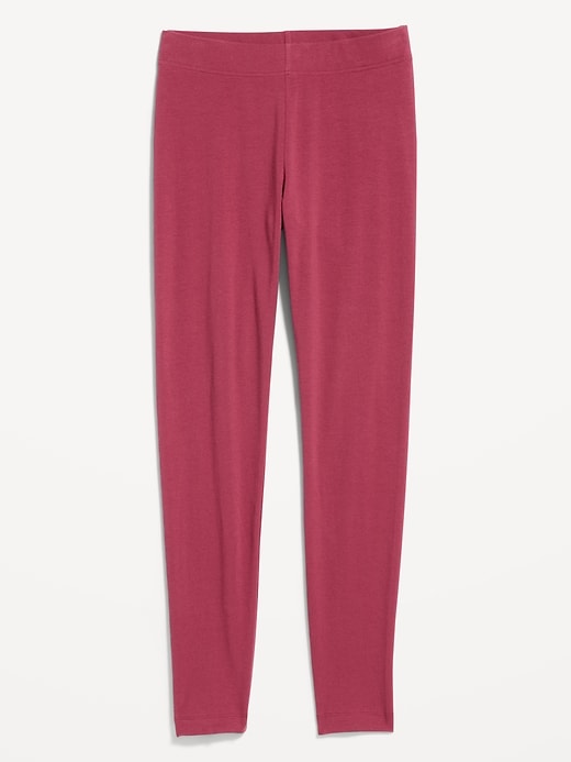 Image number 2 showing, High-Waisted Jersey Fashion Layering Leggings