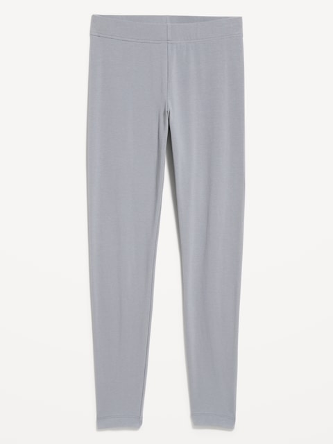 High-Waisted Jersey Fashion Layering Leggings