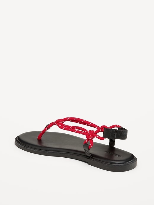 Image number 4 showing, Knotted Rope Thong Sandal for Women
