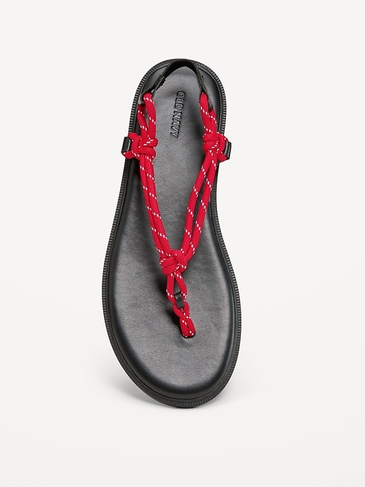 Image number 2 showing, Knotted Rope Thong Sandal for Women