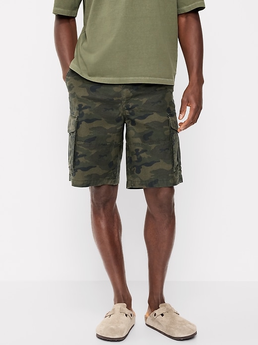 Image number 2 showing, 90's Loose Lived-In Cargo Shorts -- 10-inch inseam