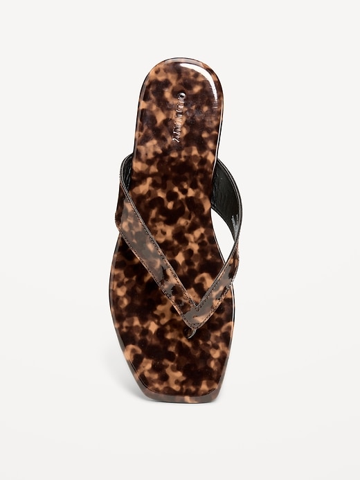 Image number 2 showing, Faux-Leather Flip Flop for Women