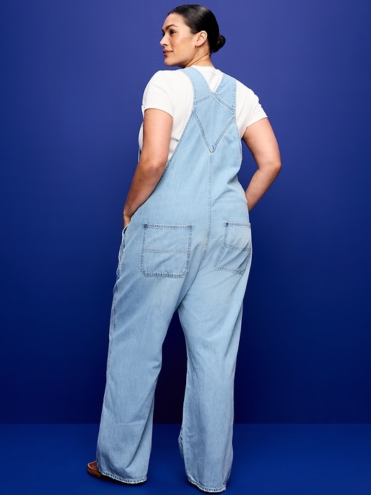 Image number 5 showing, Baggy Wide-Leg Overalls