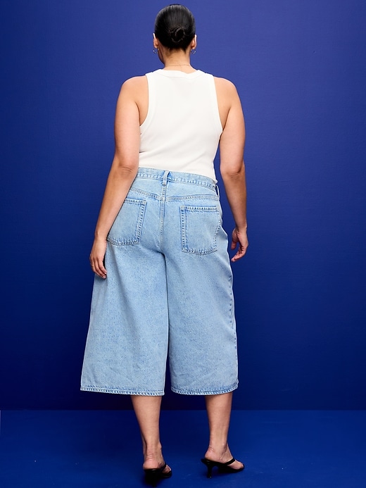Image number 8 showing, Mid-Rise Baggy Culottes