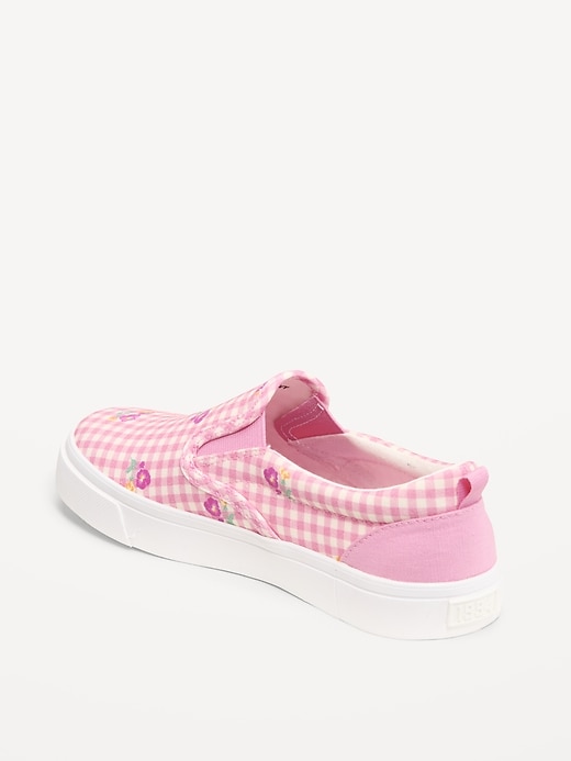 Image number 4 showing, Canvas Slip-On Sneakers for Girls
