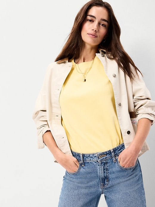 Image number 3 showing, Relaxed Heavyweight Crew-Neck T-Shirt