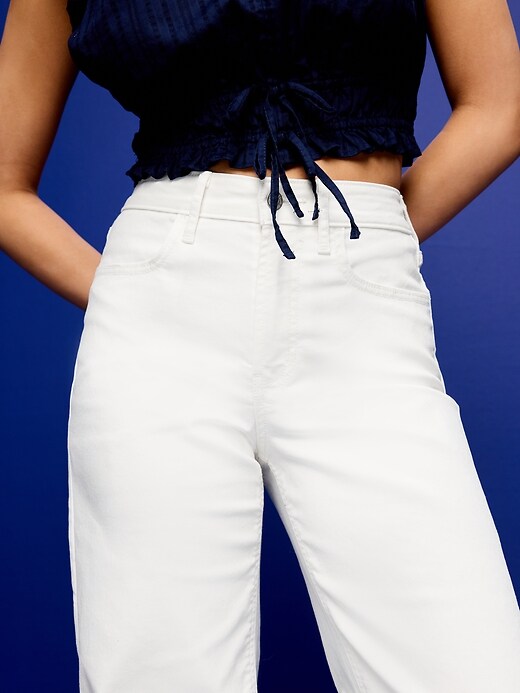 Image number 5 showing, High-Waisted Wow Wide-Leg Jeans