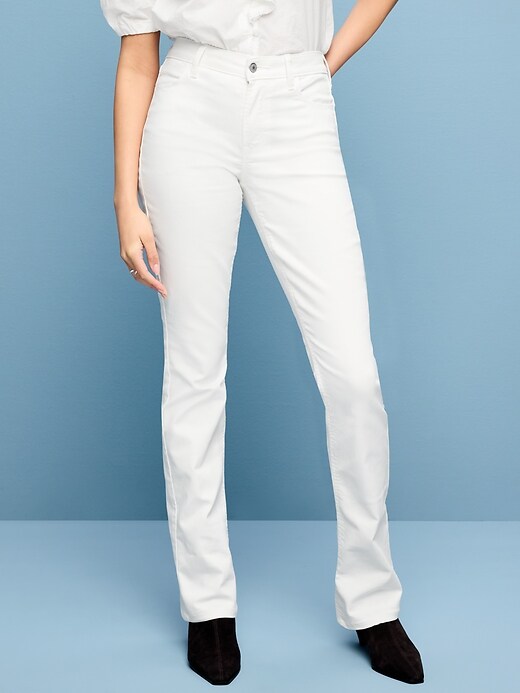 Image number 2 showing, Mid-Rise Wow Boot-Cut Jeans