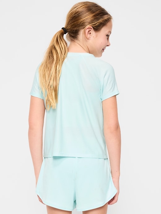 Image number 2 showing, CloudMotion Short-Sleeve T-Shirt for Girls