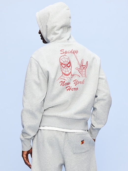 Image number 2 showing, Old Navy x Marvel Spider-Man Graphic Popover Hoodie for Adults