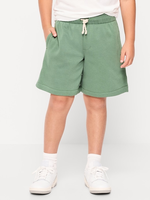 Image number 1 showing, Below Knee Fleece Jogger Shorts for Boys