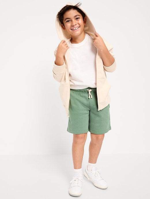 Image number 3 showing, Below Knee Fleece Jogger Shorts for Boys