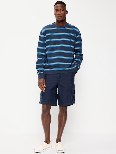 90's Loose Lived-In Cargo Shorts -- 10-inch inseam