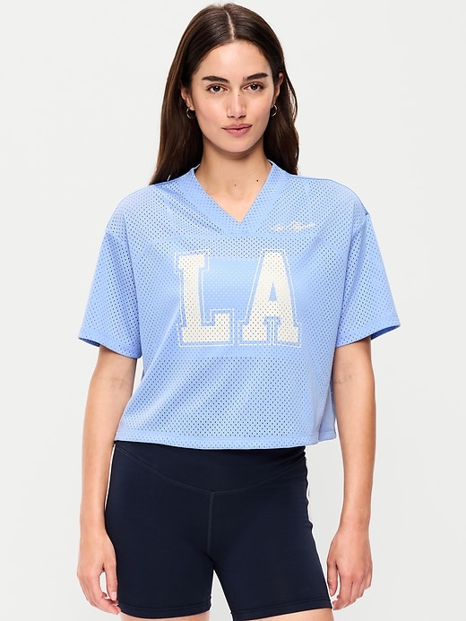 Image number 1 showing, Mesh Jersey Football Top
