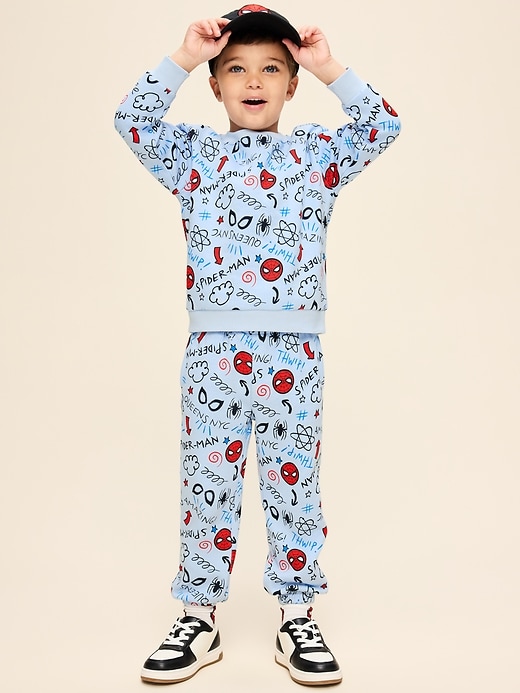 Image number 1 showing, Old Navy x Marvel Spider-Man Sweatshirt and Joggers Set for Toddler