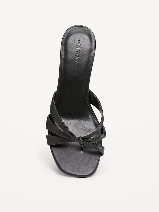 Image number 3 showing, Strappy Kitten-Heel Sandals for Women
