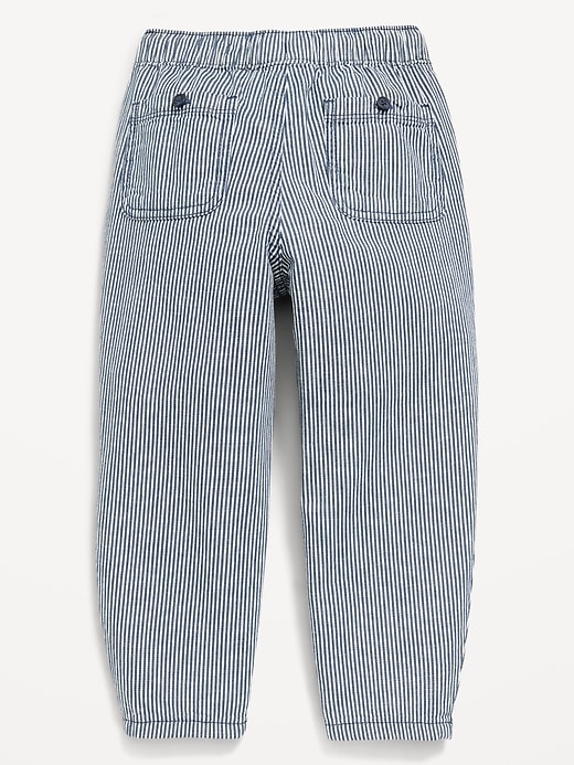 Image number 2 showing, Pull-On Barrel-Leg Pants for Toddler Boys